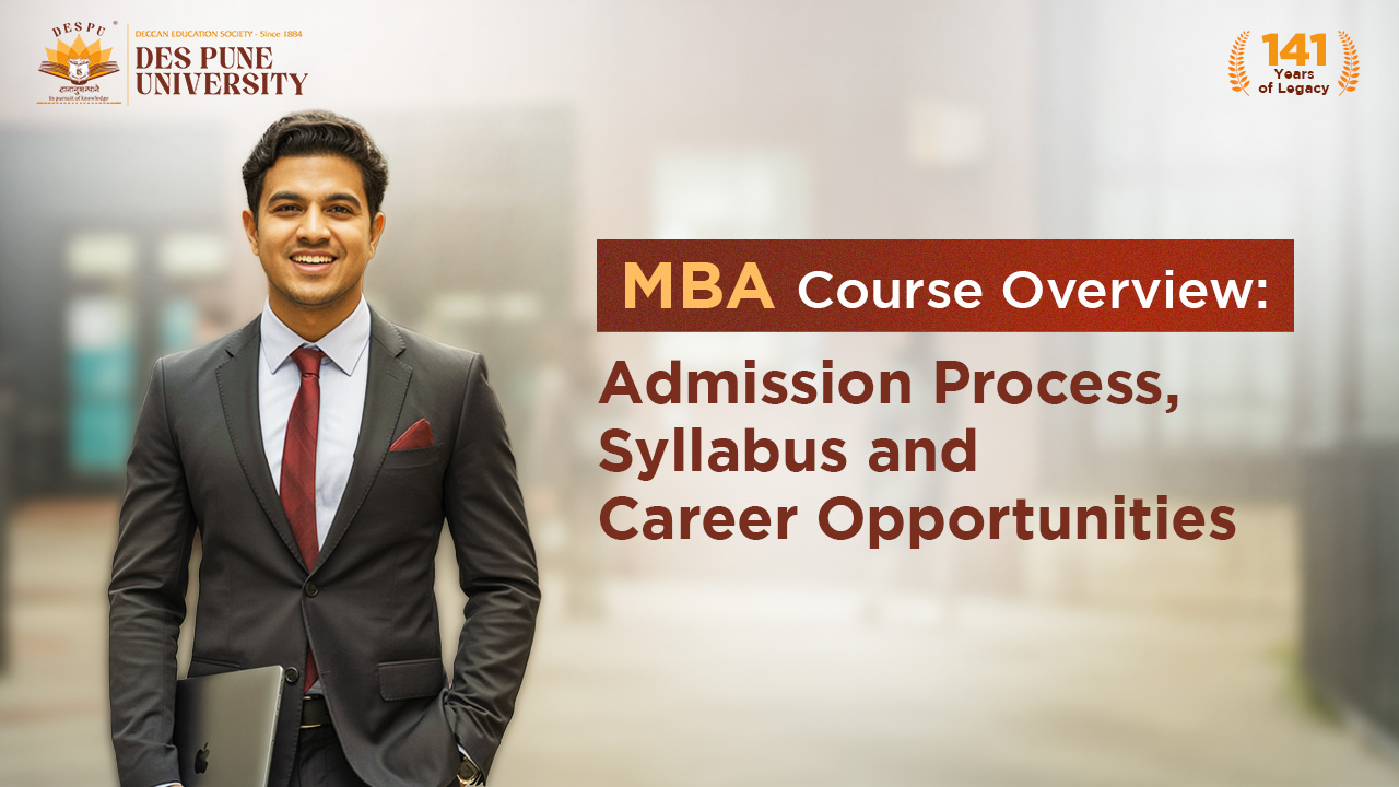 MBA students attending a management lecture at DES PU